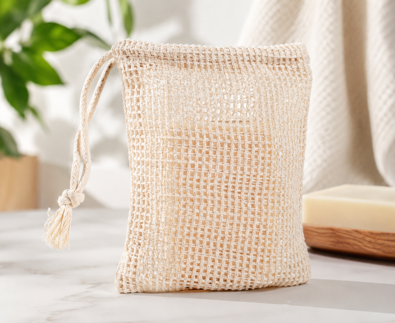 Handmade Cotton Soap Holder