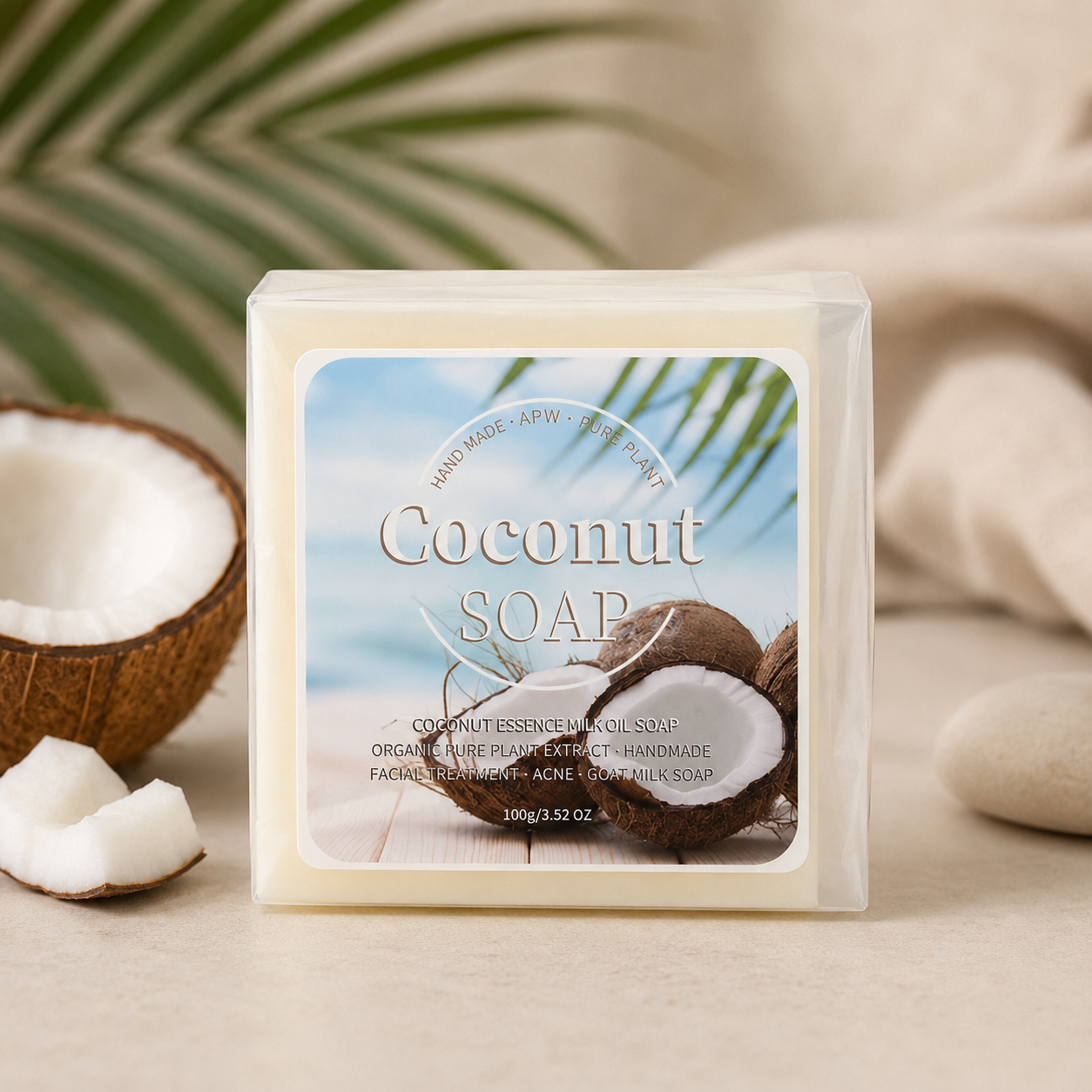 Beautiful Coconut Milk Soap