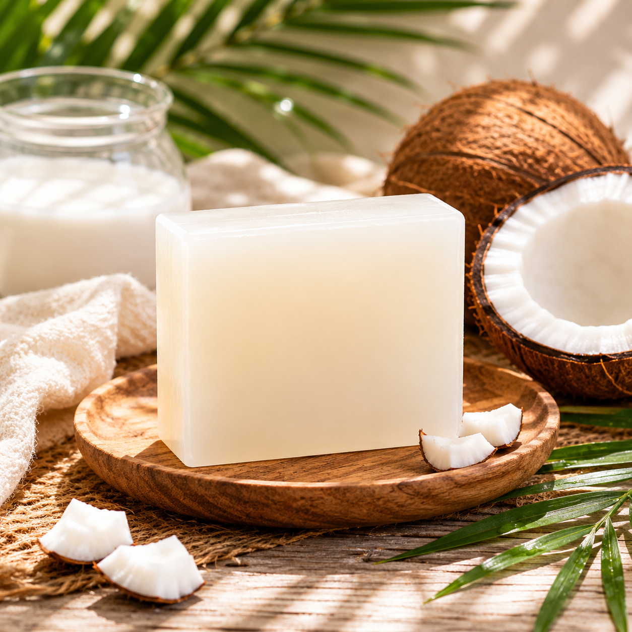 Beautiful Coconut Milk Soap